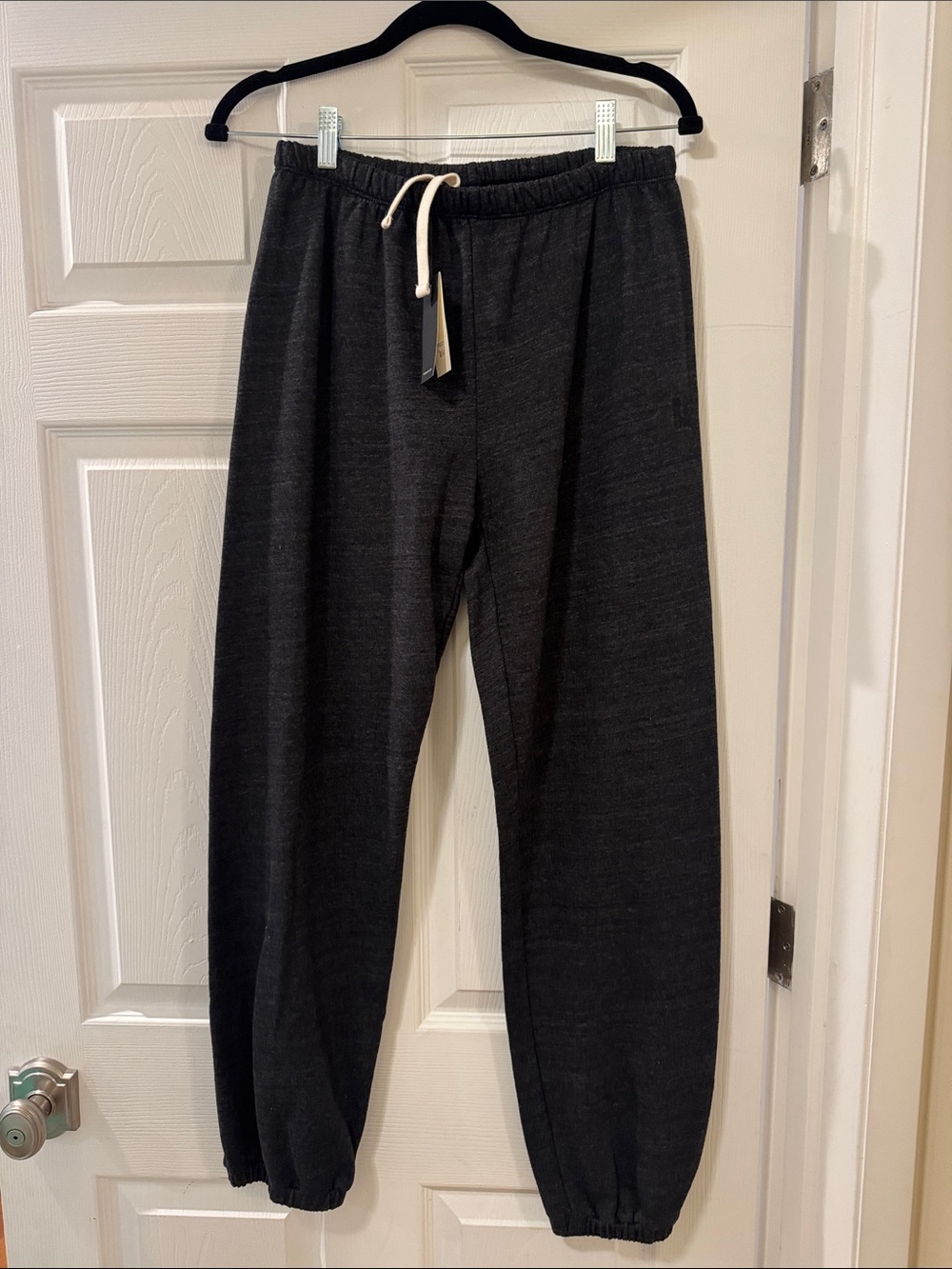 Monrow Charcoal Drawstring Jogger Pants